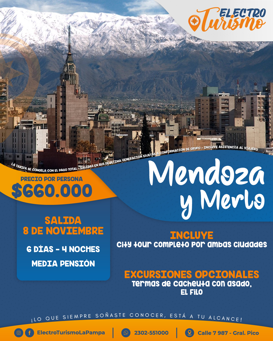 Flyer de Mendoza y Merlo