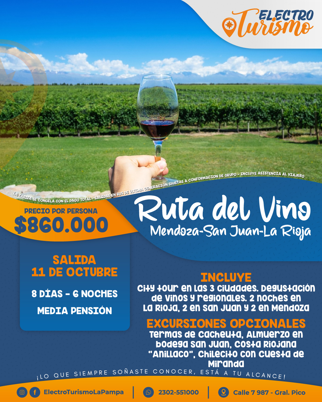 Flyer de Ruta del Vino