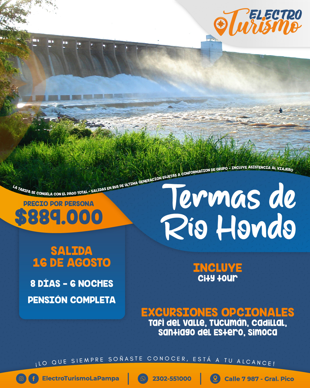 Flyer de Termas de Río Hondo